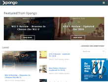 Tablet Screenshot of blog.xpango.com